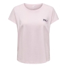 T-Shirt Rose Femme Only Paub