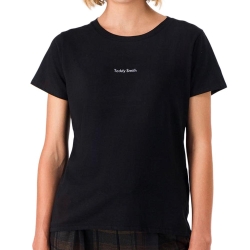 T-shirt Noir Femme Teddy Smith Ribelle