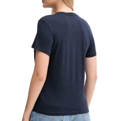 T-Shirt Marine Femme Tommy Hilfiger Linears