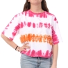 T-Shirt Blanc/Rose Femme Kaporal EVEE