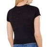T-Shirt Noir Femme Tommy Hilfiger Slim
