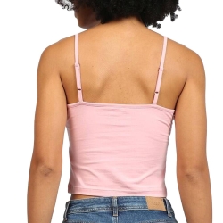 x 2 Débardeurs Blanc/Rose Femme Tommy Hilfiger Essential