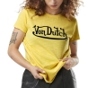 T-shirt Jaune Femme Von Dutch Slub