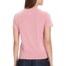 T-Shirt Rose Femme Tommy Hilfiger Linears