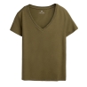 T-shirt Kaki Femme Teddy Smith Mia