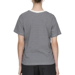 T-shirt Marine/Rayures Femme JDY Pisa