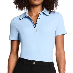 Polo Bleu Femme Morgan DLOLI