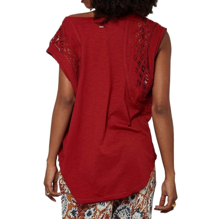 T-shirt Rouge Femme Kaporal SOLEX