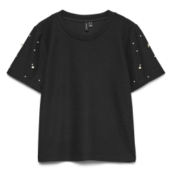 T-Shirt Noir Femme Vero Moda Naya