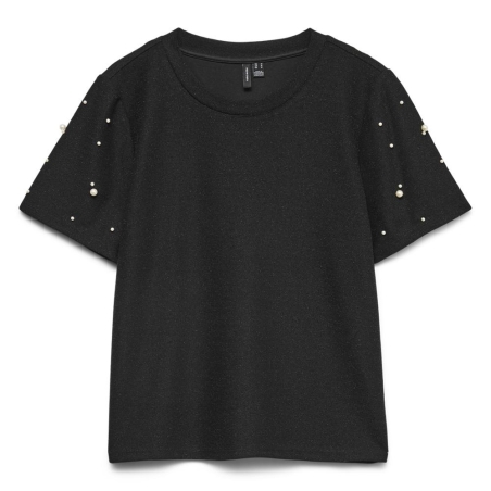 T-Shirt Noir Femme Vero Moda Naya