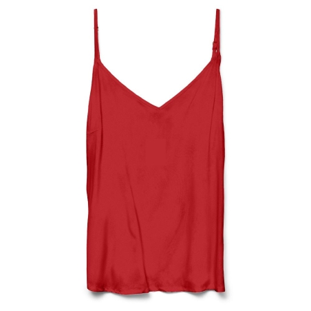 Débardeur Rouge Femme Vero Moda Eassy
