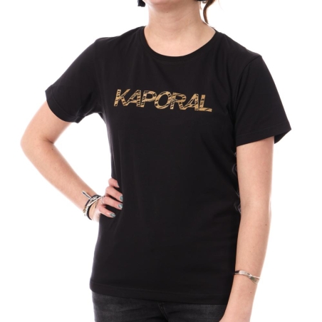 T-shirt Noir Femme Kaporal SELORH