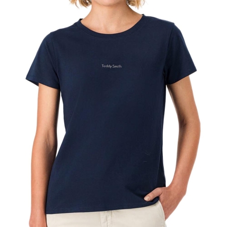 T-shirt Marine Femme Teddy Smith Ribelle