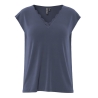T-Shirt Marine Femme Pieces Kamala