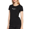 T-shirt Noir Femme Pepe Jeans New Virginia