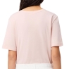T-Shirt Rose Femme Lacoste Relaxed
