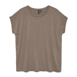 T-Shirt Marron Femme Vero Moda Lava