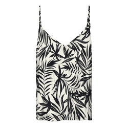 Débardeur Blanc/Noir Femme Vero Moda Eassy