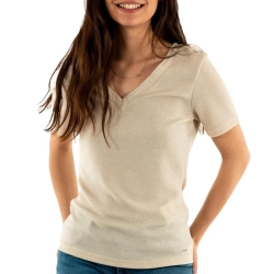 T-shirt Beige Femme Morgan Diwi