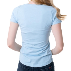 T-shirt Bleu Femme Pepe Jeans New Virginia