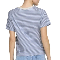 T-shirt Bleu/Rayures Femme JDY Pisa