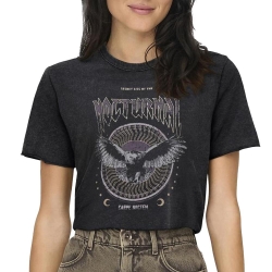 T-shirt Noir Femme Only Lucy