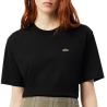 T-shirt Noir Femme Lacoste TF7215