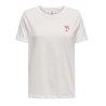 T-Shirt Blanc Femme Only Gitte
