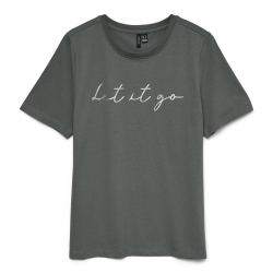T-shirt Vert Femme Vero Moda Folina