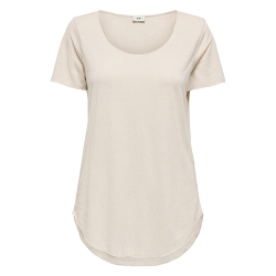 T-Shirt Beige Femme JDY Linette