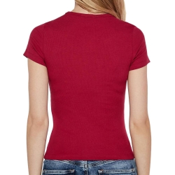 T-Shirt Rose Foncé Femme Tommy Hilfiger Badge