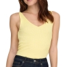 Débardeur en Maille Jaune Femme JDY Nanna 15180497