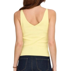 Débardeur en Maille Jaune Femme JDY Nanna 15180497