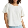 T-shirt Ecru Femme Roxy Time For Palm