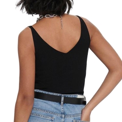 Débardeur en Maille Noir Femme JDY NANNA