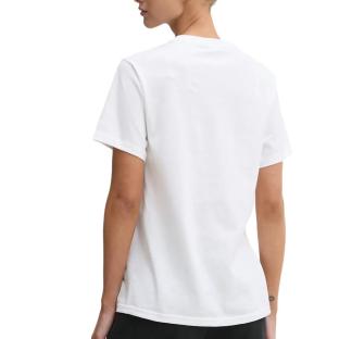 T-shirt Blanc Femme Converse Florals