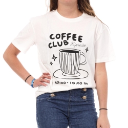 T-Shirt Blanc Femme Vero Moda Fomille