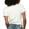 T-shirt Blanc/Argent Femme Kaporal Off White