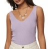 Débardeur en Maille Mauve Femme JDY Nanna 15180497