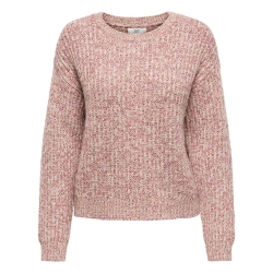 Pull Rose/Écru Femme JDY Yandi