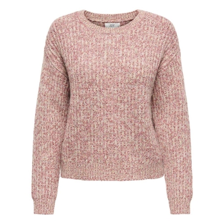 Pull Rose/Écru Femme JDY Yandi
