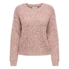Pull Rose/Écru Femme JDY Yandi
