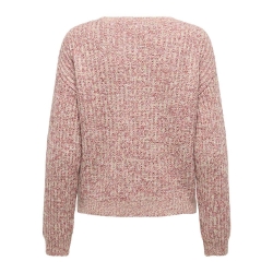 Pull Rose/Écru Femme JDY Yandi