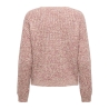Pull Rose/Écru Femme JDY Yandi