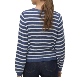 Pull Bleu/Blanc Femme Vero Moda Gorgeous
