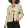 Gilet Beige Femme Pieces Silly