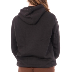 Sweat à Capuche Noir Femme Schott SIM