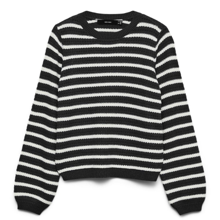Pull Noir/Blanc Femme Vero Moda Gorgeous
