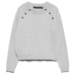 Pull Gris Femme Vero Moda Happy
