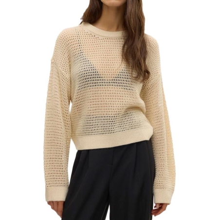 Pull Beige Femme Vero Moda Madera